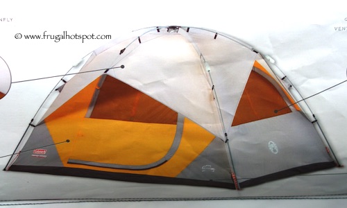 coleman 5 person tent queen air mattress