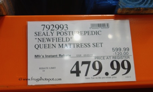sealy posturepedic newfield cushion firm queen mattress