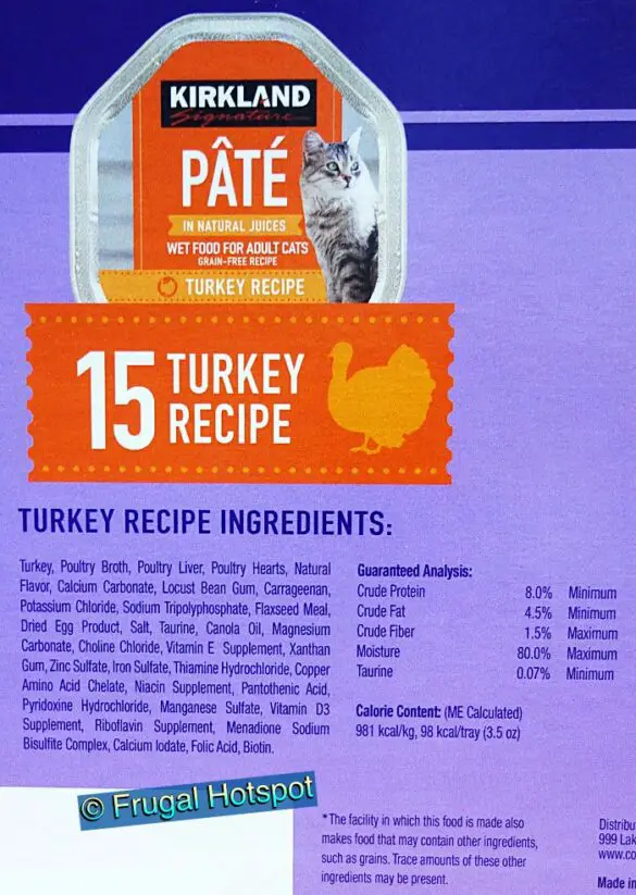 Kirkland Signature Pâté Wet Cat Food at Costco Frugal Hotspot