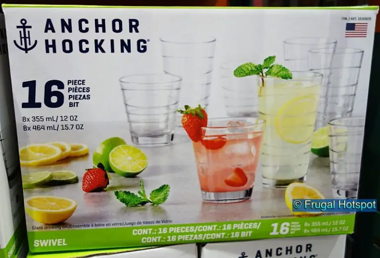 Anchor Hocking Swivel Drinkware Set At Costco