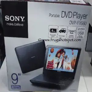 Costco Sale Sony 9 Portable Dvd Player Dvp Fx980 99 99