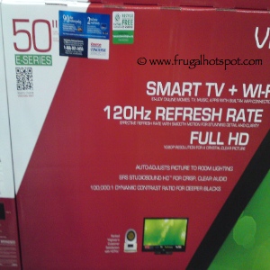 Costco Deal: Vizio 50&quot; E-Series 1080p LCD HDTV Smart TV $499.99 | Frugal Hotspot