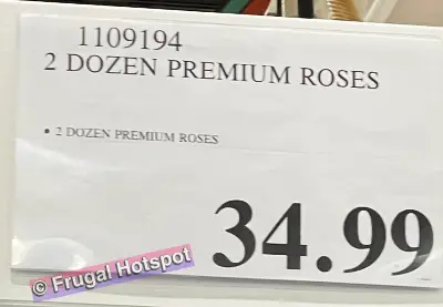 2 Dozen Premium Roses | Costco Item 1109194 | Price