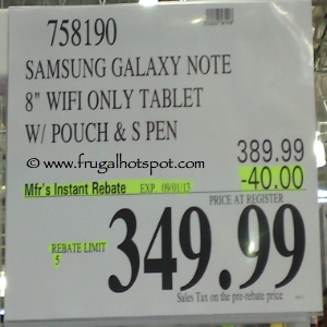 samsung 8 inch tablet costco