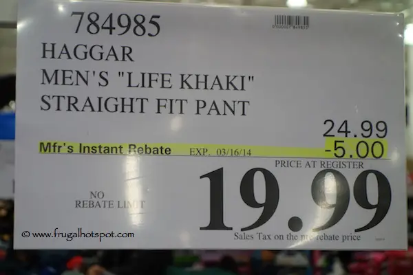 costco haggar in motion pants