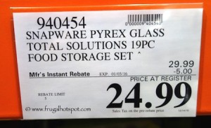 costco glass food storage set