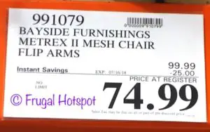 Costco Sale: Bayside Furnishings Black Mesh Office Chair $74.99
