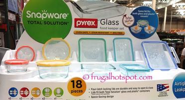 Costco Sale: Snapware Total Solution Pyrex Glass Food Storage 18-Piece Set