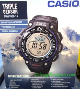 Costco: Casio Triple Sensor Digital Black Men's Watch $69.99