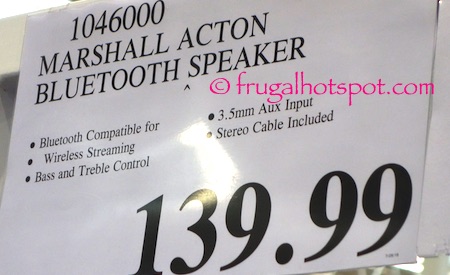 marshall speaker costco