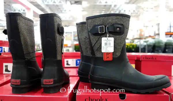 chooka herringbone rain boots