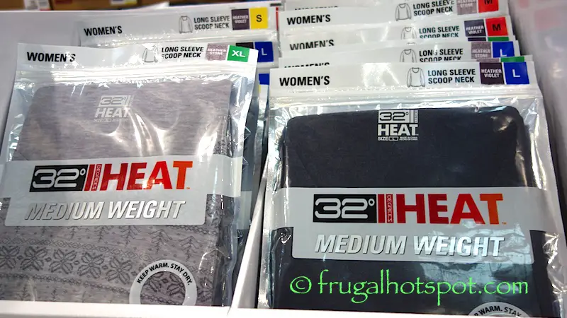 Costco Sale: 32 Degrees Heat Women’s Long Sleeve Scoop Neck Top $6.99 ...