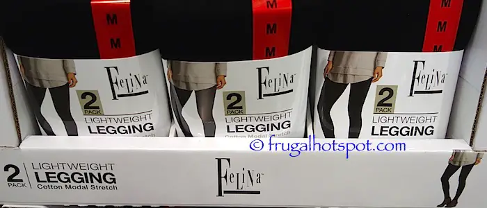 Costco Sale: Felina Ladies Lightweight Legging 2-Pk $11.99