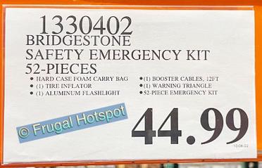 Bridgestone Auto Emergency Kit at Costco!
