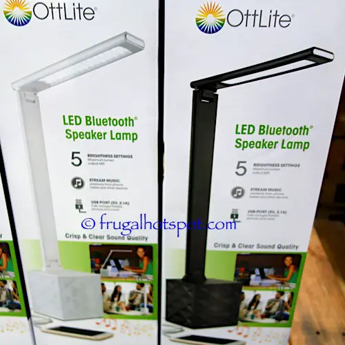 OttLite LED Bluetooth Speaker Lamp 