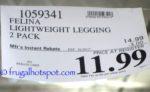 Costco Sale: Felina Velvety Soft Lightweight Legging 2-Pk $11.99