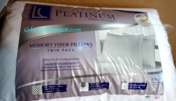 platinum memory fiber pillows
