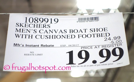skechers mens boat shoes costco