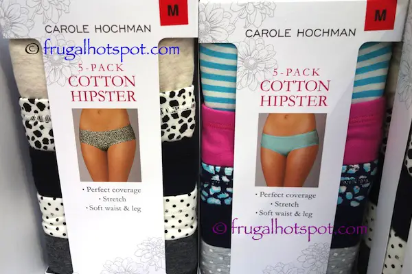 Costco Sale: Carole Hochman Ladies Cotton Hipster 5-Pk $6.99