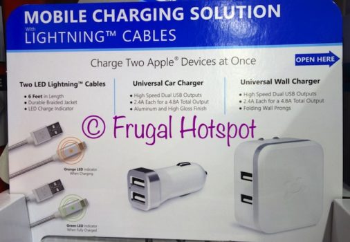 Costco Sale: Ubio Labs LED Lightning Cable Charging Kit