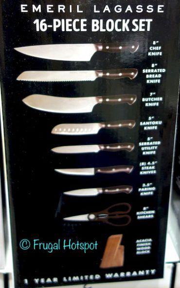 Emerald Lagasse knife block set in 2023