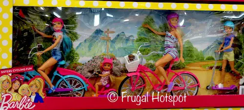 barbie cycling sisters