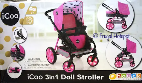 icoo doll stroller 3 in 1
