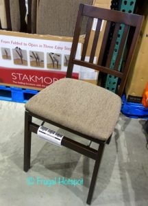 Stakmore Wood Upholstered Folding Chair Costco Sale Frugal Hotspot   Stakmoer Solid Wood Folding Charis Costco 216x300 