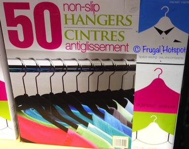 Flocked Non-Slip Hangers 50-Pack Just $9.99 at Costco (Perfect Space Saving  Solution)