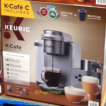 Costco Sale Keurig K Cafe C Latte Cappuccino And Coffee Brewer 139 99