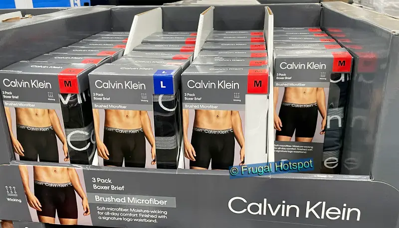 Calvin Klein Men's 3-Pack Microfiber Mesh Boxer Briefs