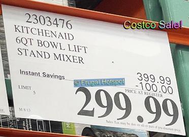 Costco Deals - A steal for this 6qt @kitchenaidusa #mixer!