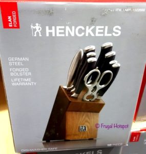 henckels knife block set costco