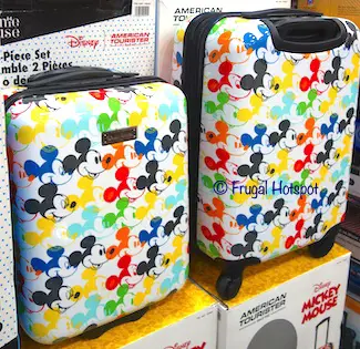 American Tourister Disney Hardside Carry-on Luggage Mickey Mouse or Minnie Mouse Costco
