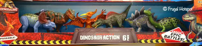 kid galaxy dinosaur action 6 pack