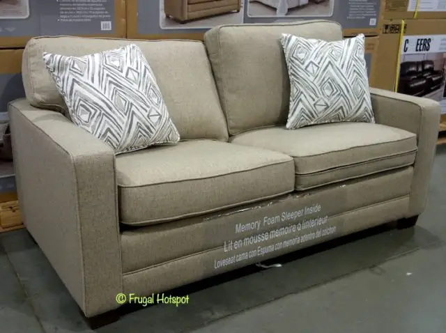 Synergy Home Fabric Sleeper Sofa Costco Display 640x478 
