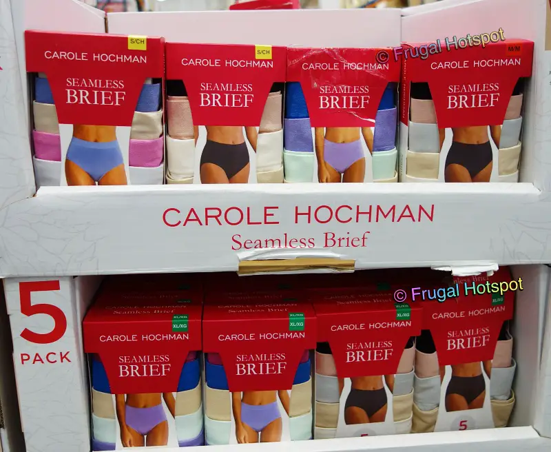 Carole Hochman Women’s Seamless Briefs, 5-Pack