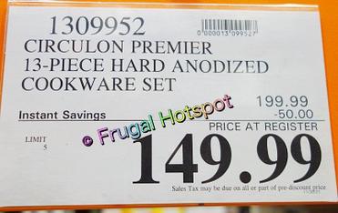 Circulon 13-Piece Cookware Set Recalled by Meyer Corporation Due to  Laceration Hazard from Glass Lid Sold Exclusively at Costco