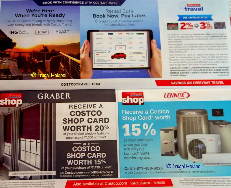 Costco JULY 2020 Coupon Book: 6/24/20 - 7/26/20. Prices Listed.