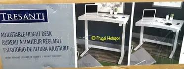 Tresanti Adjustable Height Desk At Costco Frugal Hotspot