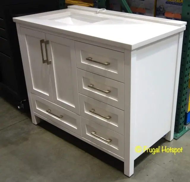 Costco Ove Decors Lourdes 42" White Vanity 599.99