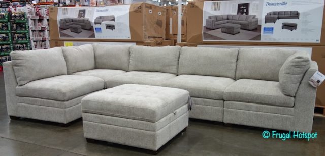 Thomasville 6-Pc Modular Fabric Sectional is back at Costco!