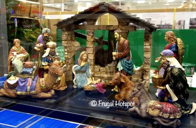 Kirkland Signature Hand-Painted Nativity Set New At Costco $89.99