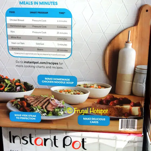 Instant Pot Duo Gourmet Pressure Cooker Details | Costco