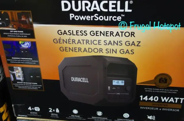 Duracell PowerSource Gasless Generator - Costco Sale! | Frugal Hotspot