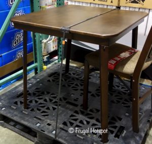 Stakmore Wood Folding Table Now At Costco Frugal Hotspot   Stakmore 3222 Wood Folding Table Costco Display 300x283 