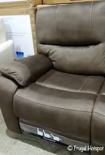 Barcalounger Fabric Reclining Sofa At Costco Frugal Hotspot