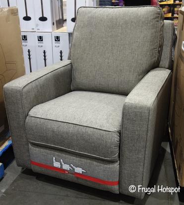 True Innovations Paxley Fabric Swivel Glider Recliner