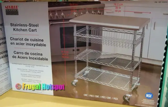 costco kitchen bar cart