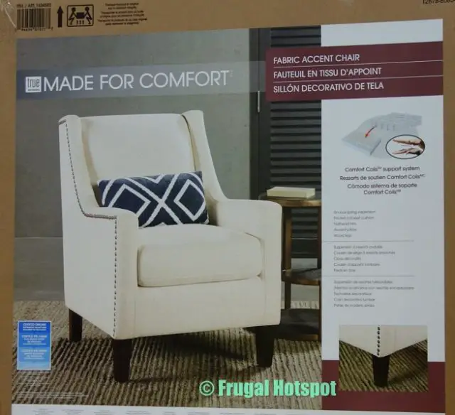 Sophia Fabric Accent Chair - Costco | Frugal Hotspot